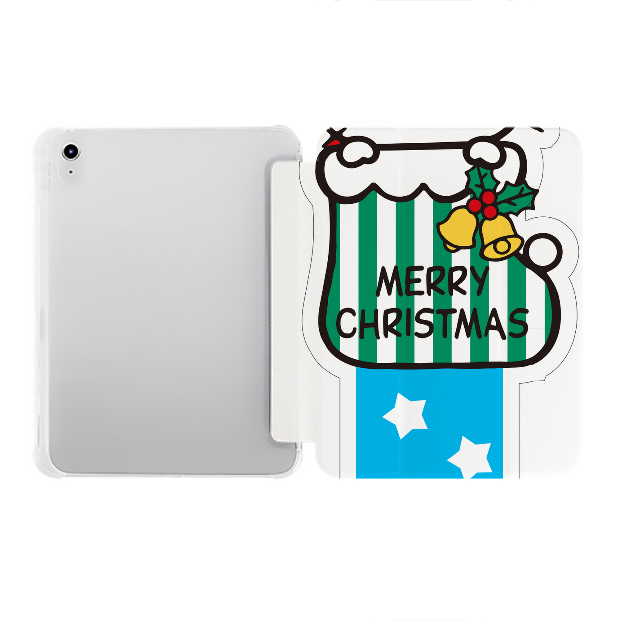 （画像用） Hello Kitty ハローキティ IPad ケース ペン収納付き 三つ折りスタンド PUレザー×シリコン 対応機種9.5/10.5/10.9インチ